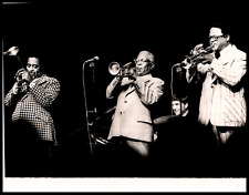 Dizzy Gillespie + Roy Eldridge + Clark Terry (1960s) 🎬⭐ Trumpet Photo K 40 picture