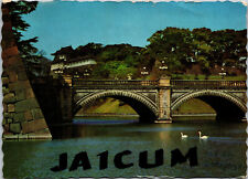 Vtg Ham Radio CB Amateur QSL QSO Card Postcard JA1CUM SETAGAYA JAPAN 1963 picture