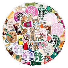 50 pcs STARBUCK'S COFFEE STICKERS, GREAT SET, Laptop-Water Bottle-Phone, Car picture