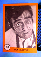 1961 Nu-cards Horror Monster Series Orange Card no. 80 JACK THE RIPPER nr mt picture