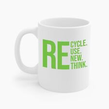 Recycle Reuse Renew Rethink Funny Earth Day Coffee Mug For Men Women picture