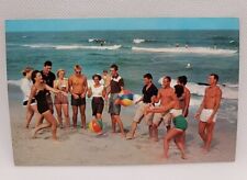 Vintage Postcard Ocean Park Maine Fun on the Beach Sands picture