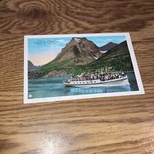 Vintage Postcard Lake St Mary & Going to the Sun Mountain , Glacier National picture