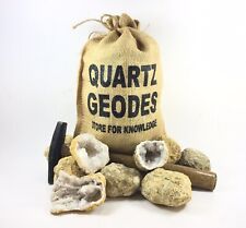 20 Break Crack Open Your Own Whole Quartz Geodes W/Gift Bag - 2