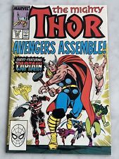 Thor #390 Cap Wields Mjolnir VF/NM 9.0 - Buy 3 for  (Marvel, 1988) picture