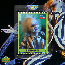 Beetlejuice (Betelgeuse) Michael Keaton Custom Trading Card Tim Burton picture