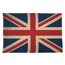 Vintage Cotton Union Jack Flag Cloth United Kingdom British UK Made in England picture
