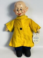 1937 Ideal Toy Co Composition Snow White 7 Dwarfs Dopey Doll With Hang Tag picture