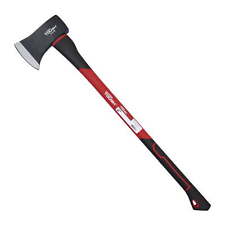 3.5 lb Single Bit Axe with Red & Black Double Injection Fiberglass 3 picture