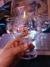 4 Glasses DELIRIUM NOEL ~ Santa & Pink Elephants 25cl Christmas Noel Edition picture