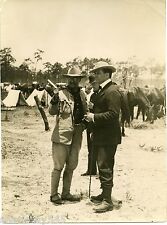 Col. Teddy Roosevelt with Richard Harding Davis Cuba 1926 reprint of 1898 image picture