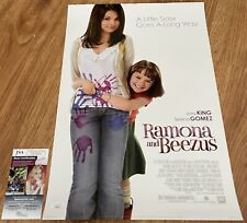 Selena Gomez autographed signed Ramona and Beezus mini 13x20 movie poster (JSA) picture