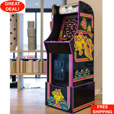 Arcade1UP Ms. Pac-Man Legacy 14 Video Games in 1 Arcade Machine W/Riser And WiFI picture