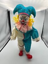 Vintage Porcelain Clown Doll W/Blue Hat The Heritage Mint Collection picture