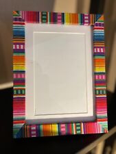 Custom Made Mexico/Serape Fabric Picture Frames from 4X6 inches to 8X10 inches picture