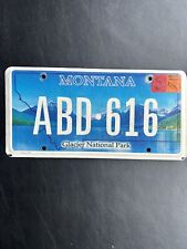 2003 Montana License Plate ABD • 616 Glacier National Park  picture