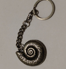 Prana Snail Spiral Shell Form Pendant Keychain Charm picture