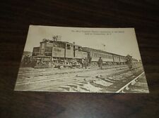 1909 NEW YORK CENTRAL NYC MOST POWERFUL ELECTRIC LOCOMOTIVE POST CARD  picture