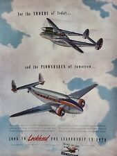1941 Lockheed Print Advertising Air Mail Aircraft Airplanes Life Magazine WW2 picture