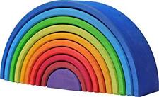 GRIMM'S Toy Educational Toy Building Blocks Interior Figure Play Rainbow... picture