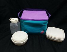Vintage Colorblock Rubbermaid Litterless LunchBox Bag picture
