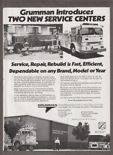 1982 GRUMMAN EMERGENCY Products Magazine AD ~ PITTSBURG, CA. Service Center picture
