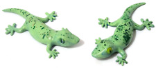 Set of 2 Spotted Green Lizard Gecko Reptile Refrigerator Fridge Magnets set #2 picture