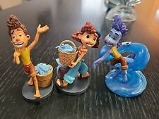 Disney Store Pixar Luca Alburto 3 Figurine Play Set Cake Topper Figures  picture