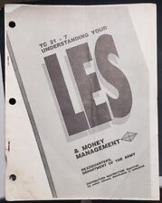 US Armed Forces Field Book - Understanding Your LES & Money Management (1992) picture