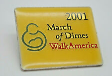 March of Dimes Walk America 2001 Vintage Lapel Pin picture