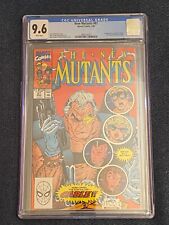 New Mutants #87 (Mar 1990) CGC 9.6~White Pages. 1st appearance Cable Marvel picture