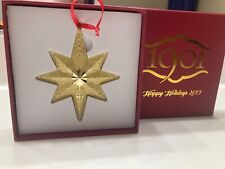 Club 33 Christmas Ornament 2019, 1901 Lounge, Gold Star  RARE picture