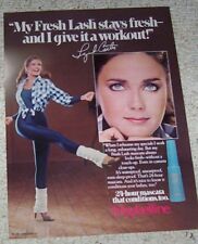 1983 print ad page - Maybelline sexy LYNDA CARTER dancing vintage cosmetics AD picture