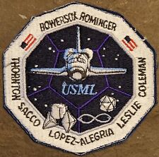 LMH PATCH Badge NASA SPACE SHUTTLE Columbia 1995 STS-73 USML Bowersox Rominger picture