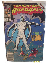 WEST COAST AVENGERS #45 VG  *1st WHITE VISION Marvel Comic  picture