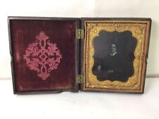 NN15 Vintage Antique Circa 19th Century Gold Portraits and Frames For Gift picture