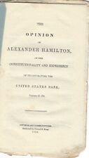 Opinion Of Alexander Hamilton On The Constitutionality Of The Bank Of The U.S. picture