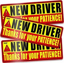 Student Driver Magnet for Car Be Patient Student Driver Magnet 9.45×3.2Inch 3 Pk picture