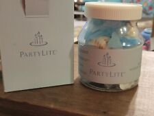  PartyLite 10 oz Decorative Blue Sea Glass Shells Real Seashells P9119 picture