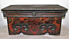 Antique Tibetan Portable  Altar Prayer Table c. 1850 - 1899 / 24