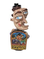 Lost Coast Brewery Downtown Brown Figure Beer Tap Handle Rare Vintage picture