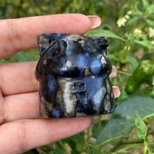 1pc Natural Hand Llanite house Quartz Crystal carvings picture