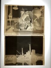 FACTORY GAS INDUSTRY 19TH CENTURY 22 GLASS PLATES 9x12 NEGATIVE VIEWS ENVELOPE' picture