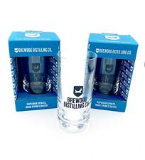 Brew Dog Glass in Gift Box x 2 - 12floz Home Bar Man Cave Party Gift picture