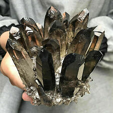 Natural Smoky Black Quartz Cluster Crystal Specimen Healing random delivery picture