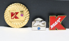 Vintage Kmart Department Store Employee Badge Service Pin 10 / 5 Yrs /Kmart Logo picture