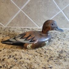 pair of Vintage Old Hand carved and painted Mallard Duck estate find picture