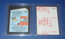 2017 WACKY PACKAGES 50TH ANNIVERSARY RED LUDLOW LUCY'S PSYCHIATRY MONTHLY #/25 picture