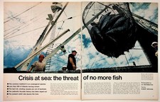 1970s Magazine Article Crisis at Sea Overfishing Tuna Nantucket Soviet Fleet picture