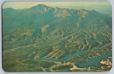 Colorado CO - Aerial View of Pikes Peak - Water Supply - Vintage Postcard picture